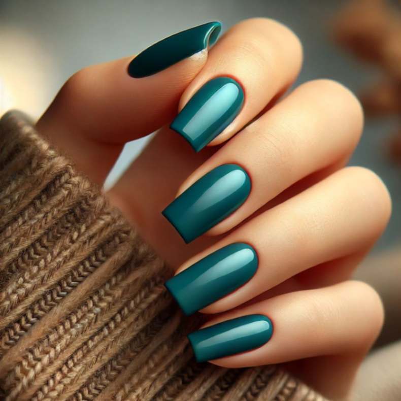 Lace Patterned Neutral Nails