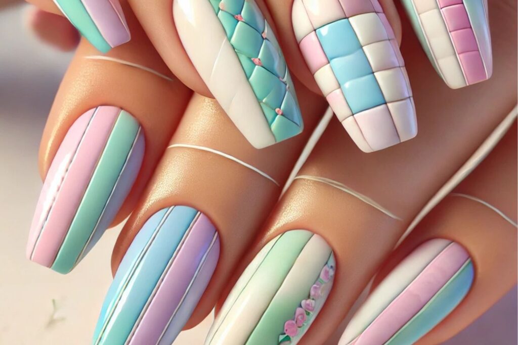 Short Nail Ideas that suit beauty lovers' styles, from teen girls, and college and university students, to bridal party women, Valentine’s party girls, and female teachers. Explore trendy designs, like minimalist pastels, bold accents, and chic French tips, perfect for formal events or everyday wear. Achieve a polished look with easy-to-maintain shapes that highlight individuality while offering comfort. It is ideal for busy housewives, service holders, and party-goers who want effortless elegance. Experience creativity with vibrant hues or keep it subtle and timeless. Embrace these versatile manicures to uplift your fashion game and boost confidence for any special occasion.