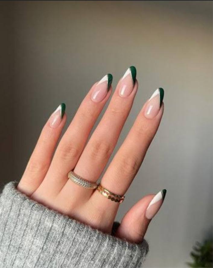 "Elegant almond-shaped nails with chic nude polish, perfect for professional women and fashion-forward brides"
"Trendy almond nail design: soft pastel ombré with subtle glitter, ideal for college girls and young professionals"
"Sophisticated almond nail art: minimal geometric accents in metallic tones, bridging work and party styles"
"Romantic almond nails: soft pink gradient with delicate pearl embellishments, perfect for wedding celebrations"
"Bold almond nail statement: deep burgundy with matte finish, empowering look for confident women"
"Versatile almond nail design: neutral base with intricate white lace-like patterns, suitable for teachers and creatives"
"Glamorous almond nails: holographic shine meets classic French tip, celebrating feminine elegance"
"Winter-inspired almond nails: icy blue with silver snowflake details, chic for holiday parties"
"Vibrant almond nail art: tropical sunset ombré with golden highlights, perfect for Valentine's celebrations"
"Minimalist almond nails: clean nude base with single accent rhinestone, embodying understated sophistication"
