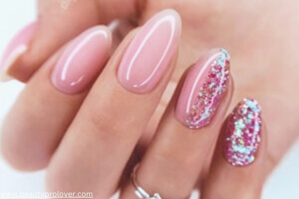 "Elegant almond-shaped nails with chic nude polish, perfect for professional women and fashion-forward brides"
"Trendy almond nail design: soft pastel ombré with subtle glitter, ideal for college girls and young professionals"
"Sophisticated almond nail art: minimal geometric accents in metallic tones, bridging work and party styles"
"Romantic almond nails: soft pink gradient with delicate pearl embellishments, perfect for wedding celebrations"
"Bold almond nail statement: deep burgundy with matte finish, empowering look for confident women"
"Versatile almond nail design: neutral base with intricate white lace-like patterns, suitable for teachers and creatives"
"Glamorous almond nails: holographic shine meets classic French tip, celebrating feminine elegance"
"Winter-inspired almond nails: icy blue with silver snowflake details, chic for holiday parties"
"Vibrant almond nail art: tropical sunset ombré with golden highlights, perfect for Valentine's celebrations"
"Minimalist almond nails: clean nude base with single accent rhinestone, embodying understated sophistication"
