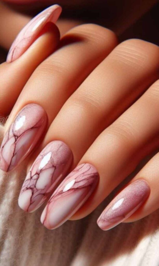 Pink Nails Design or Ideas and ideas featuring soft hues, shimmer accents, and a graceful shape—perfect for every beauty lover, from teenage girls to teachers, housewives, and brides seeking a chic, versatile manicure.