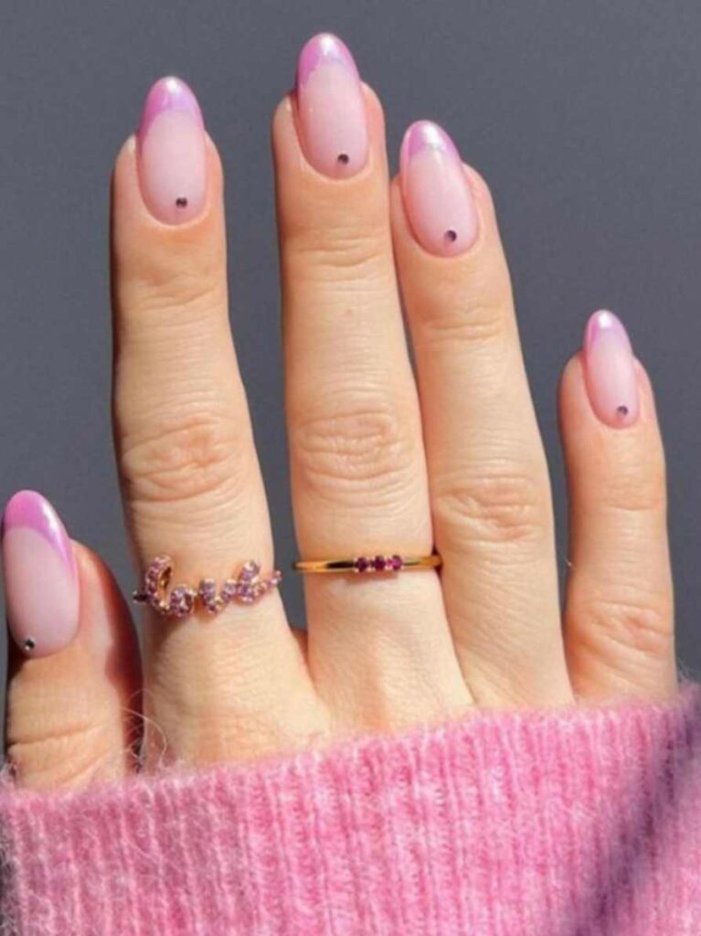 Pink Nails Design or Ideas and ideas featuring soft hues, shimmer accents, and a graceful shape—perfect for every beauty lover, from teenage girls to teachers, housewives, and brides seeking a chic, versatile manicure.