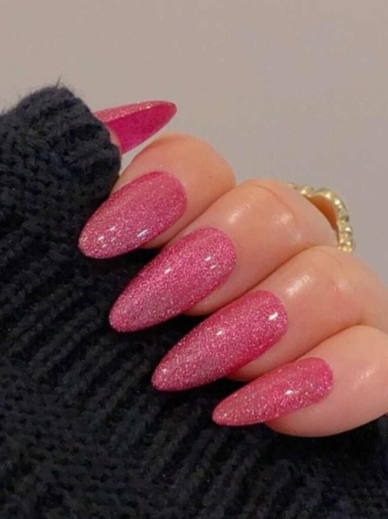 Pink Nails Design or Ideas and ideas featuring soft hues, shimmer accents, and a graceful shape—perfect for every beauty lover, from teenage girls to teachers, housewives, and brides seeking a chic, versatile manicure.