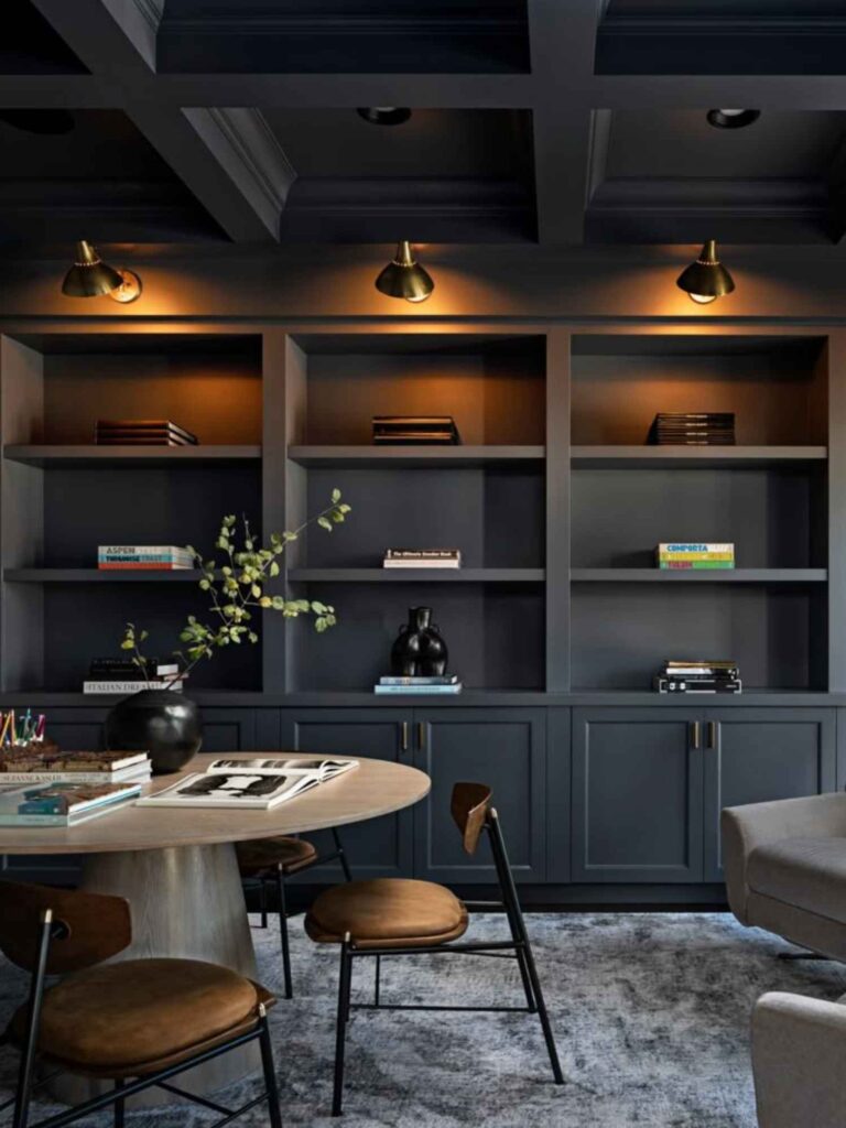 Stylish home office decor featuring a minimalist white desk, ergonomic chair, and vibrant green indoor plant, creating an inspiring workspace for women and beauty enthusiasts.