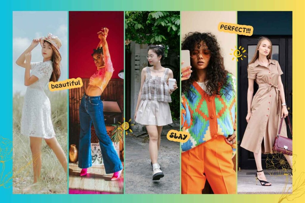 Summer calls for breathable fabrics and bold colors. Stay cool while looking chic with minimalistic yet stylish outfits. Don’t shy away from experimenting with bright hues and playful patterns.